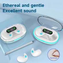 Wireless Sleep Earbuds Soft Silicone Hidden In-Ear Bluetooth Headphones Digital Power Display Sleeping Earphones - View 2