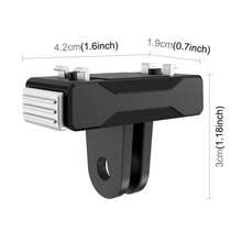 Puluz Black Magnetic Quick Release Base For Insta360 X5/Ace/Ace Pro - View 4