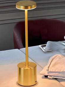 1 pieza Lámpara de escritorio LED táctil, 3 modos de color ajustables, recargable por USB, luz de lectura portátil con protección ocular, adecuada para oficina, estudio, mesita de noche, bar, sala de estar y mesa de comedor, decoración de habitación, decoración de dormitorio, luz LED - Varios estilos - Ver 8