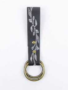 Accesorio de cinturón de falda de PU estilo Renacimiento, clip de falda vintage medieval con hiedra, accesorio de disfraz de Halloween, accesorio de cinturón de cintura de falda de senderismo medieval - A - Ver 5