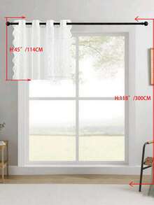 1pc/2pcs Bohemian Sheer Curtains, Light Filtering Tassel Drapes For Living Room Bedroom, Elegant Window Treatment, Flowy Fringe Design, Soft Breeze Decor, Privacy Semi-Transparent, Farmhouse Vintage Style, Easy Hang Gift - White - View 14
