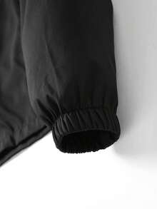 Men's Casual Plus Size Lightweight Jacket, Outdoor Comfortable Business Hooded Jacket With Arm Pockets, Suitable For Running, Hiking, Gift For Husband, Father, Friend - Black - View 8