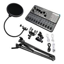 V10 Live Sound Card Set Condenser M800 Microphone Mobile Karaoke Computer Live Equipment Set - View 8