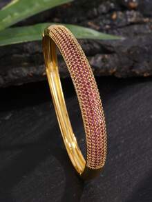 1/4 Piezas Conjunto de Pulseras de Acero Inoxidable Chapadas en Oro de 18K con Corazón de Strass Apilable Estilo Y2K, Conjunto de Joyas Personalizadas para Mujer, Adecuado para Uso Diario de la Mujer, Joyas Impermeables y Resistentes al Desvanecimiento, Regalo para Amigos, Familia, Mamá, Novia, Uso en Festivales de Música y Fiestas - Dorado - Ver 5