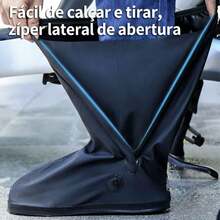 ¡Cubiertas impermeables para los pies! ¡Múltiples tamaños disponibles, esenciales para los días de lluvia! - Talla única - Ver 4