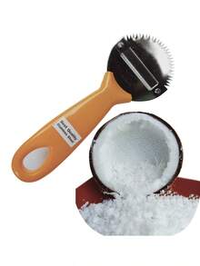 1Pcs Vintage Coconut Grater & Scraper – Efficient Tool For Meat Removal And Food Prep, Perfect For Home Chefs, Camping, And Gift Giving - 1pcs - View 2