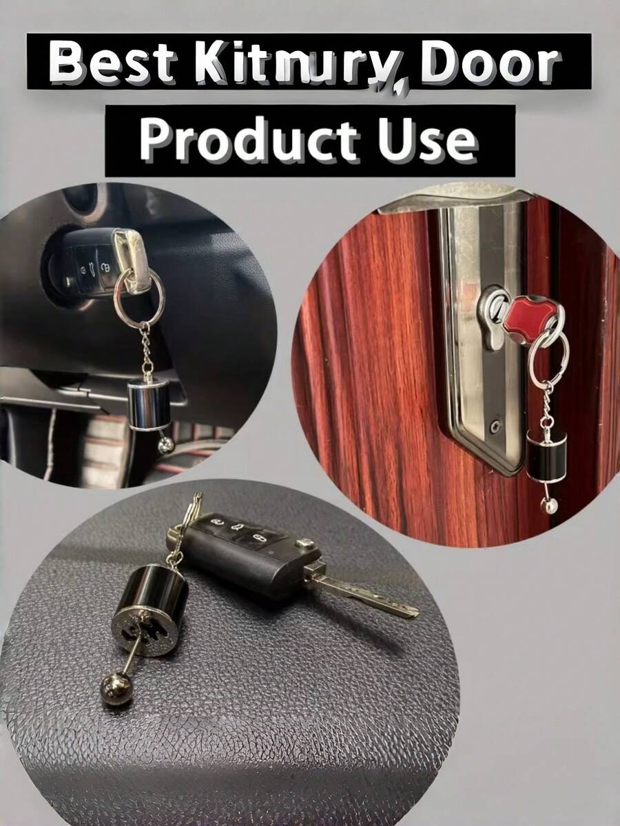 Llavero de palanca de cambio de marchas mini, accesorio de estilo automotriz cool para modificación de coche, colgante de carreras, gadget de bolsillo para hombre, regalo - Multicolor - Ver 1