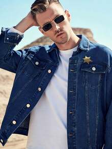 Sheriff Star Badge, Western Cowboy Role Play Prop For Stage Performance, Vintage Style Badge, Party Costume Accessory, Suitable As Gift And Collectible For Family Or Friends At Birthday Party Or Holiday - Multicolor - View 9