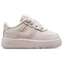 Nike Force 1 Low Lace SE Boys' Toddler Orewood Brown/Orange Pulse/Football Gray IR6936-100 | Court-To-Street Style, Iconic Silhouette - 灰粉紅色 - 查看 1