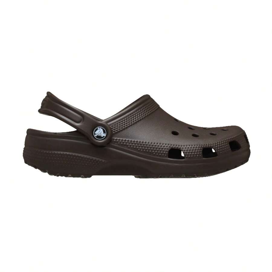 Crocs Classic Clogs Men's Comfort Slides Pool Beach Casual Slippers - Espresso - View 1