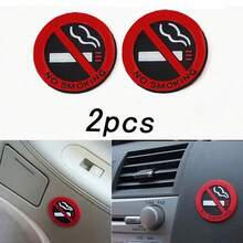 No Smoking Warning Sticker For Car, Eye-Catching And Clear Design, Waterproof And Wear-Resistant, Easy Installation With No Residue, Universal Fit For All Vehicles - No Smoking 3D Decorative Stickers - View 11