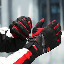1 Pair Motorcycle Gloevs Summer Riding Protection Cycling Gloevs Touch Screen Motorbike Gloves Full Finger Outdoor Sports Protection Riding Protective Bike Gloves Racing Cycling Accessories Riding Essentials For Women Men Rider Gifts - Multicolor - View 2