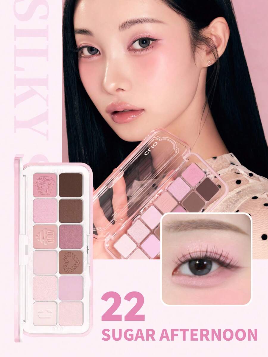 CLIO Pro Air 眼影盤 #22 Honey Afternoon 1 盤 7.2g，暖蜂蜜橘棕色啞光珠光閃粉全能眼影盤，輕盈不易掉粉持久顯年輕，適合暖色調膚色四季日常約會妝容 - 22 蜜糖午後 - 查看 1
