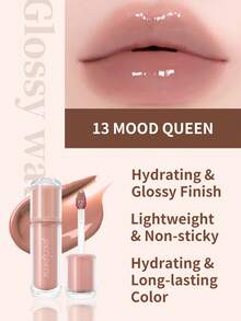 PERIPERA Ink Mood Glowy Tint #13 Cool Berry 粉色 1件 4g，保濕不黏膩玻璃光澤，冷莓色調提亮冷色調膚色，持久顯色，適合復古冷感唇妝 - 13 冷艷莓果粉 - 查看 1