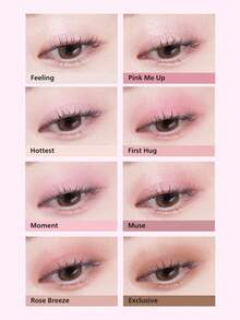 PERIPERA All Take Mood Like Palette #01 Prestige Pink 1 盤，多功能眼影腮紅打亮盤，柔粉棕色調，適合日常旅行妝容與初學者 - 01 輕奢柔粉色 - 查看 3