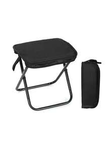 1 pieza Taburete plegable portátil, adecuado para camping, viajes, vacaciones y pesca, con taburete ajustable con cremallera - Multicolor - View 16