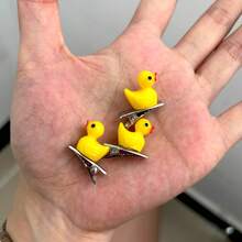 Cartoon DIY Mini Yellow Duck Hair Clip, Cute Personalized Duckling Hair Clip - Cartoon - View 9