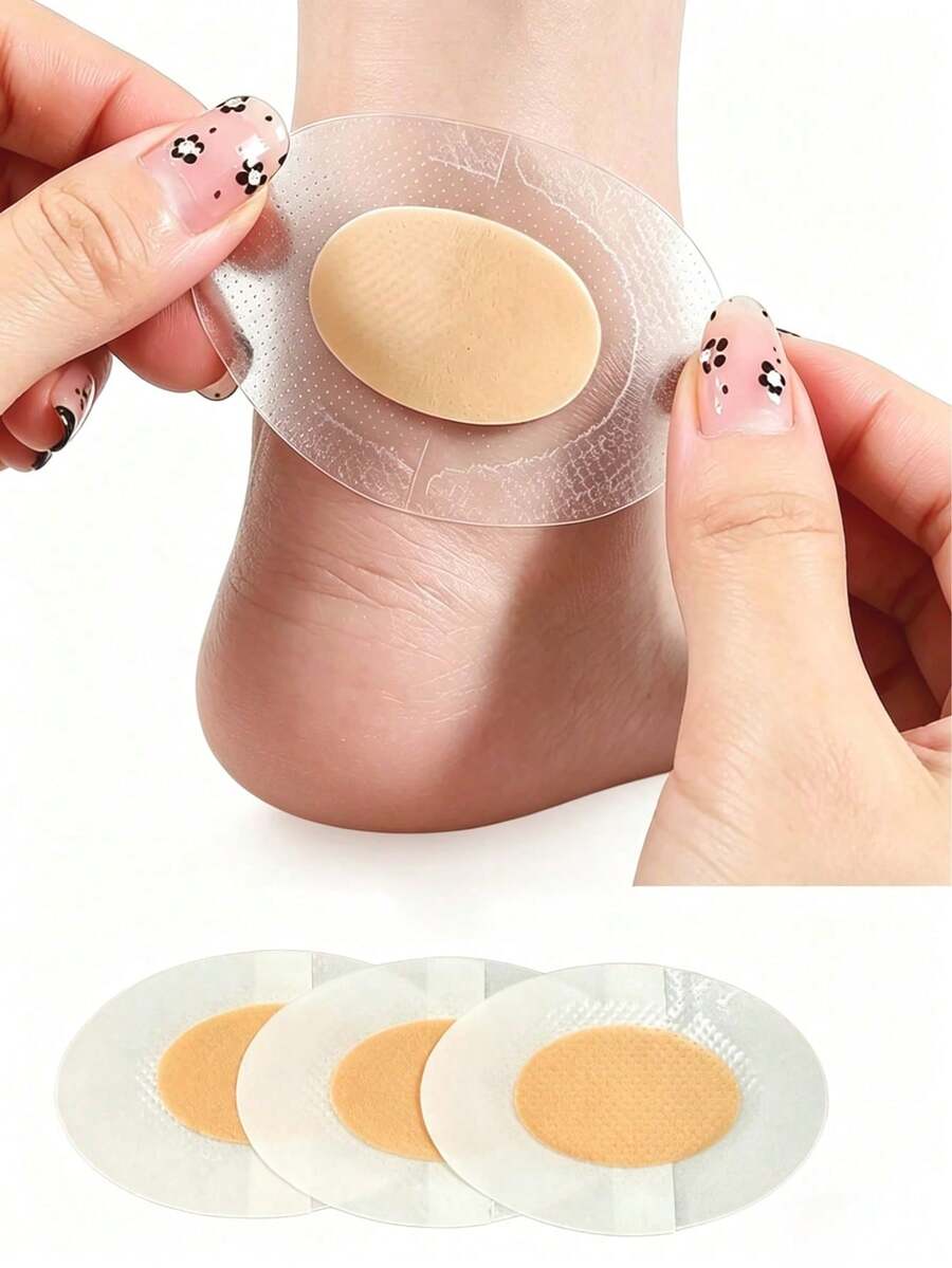 Gel Heel Pads, Anti-Friction Cushion Pads, For Toe And Heel Blister Recovery And Prevention, Protect Skin From Friction - Multicolor - View 1