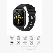 Reloj inteligente deportivo con pantalla de alta definición, equipado con pantalla curva de color LED de alta definición, pantalla táctil laminada completa multilingüe, reproductor de música, función de teléfono, notificación de mensajes - Multicolor - Ver 8