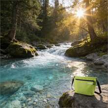 Sac bandoulière de rangement extérieur imperméable, sac portable à fermeture éclair résistant à l'eau, sangle d'épaule réglable, parfait pour la plage, le camping, la randonnée et les voyages - Multicolore - Voir 21