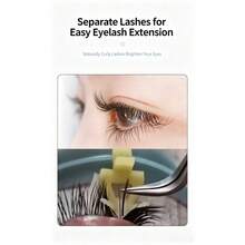 1 Set Of 4pcs Eyelash Separators, For Eyelash Extensions, Eyelash Transplant, Silicone Pad, Reusable, Suitable For Beginners And Professional Salon Makeup Artists (9 Colors) - Multicolor - View 6