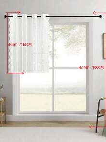 1pc/2pcs Bohemian Sheer Curtains, Light Filtering Tassel Drapes For Living Room Bedroom, Elegant Window Treatment, Flowy Fringe Design, Soft Breeze Decor, Privacy Semi-Transparent, Farmhouse Vintage Style, Easy Hang Gift - White - View 27
