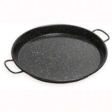 Padella per Paella Induzione 16 cm Acciaio Smaltato, Mini Paella Degustazione, Briebe, Levante, Nero - Visualizzare 1