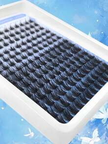 FQBFQB 168PCS,Lashes With Spikes,9-16mm Length Mixed, Fairy Lashes Lash Clusters, Thick Single Lash For DIY Pointed Tip Lash Extension, Cartoon Lash Extension, Dense Lashes - D - View 5