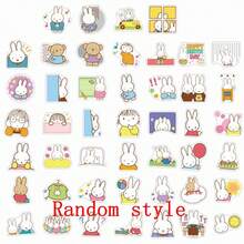 1set/50pcs 2026 Hot Miffy Stickers, Suitable For Anime Enthusiasts, Male And Female Sticker Collectors, Suitable For Phone Cases, Decorative Notebooks, Anime Conventions, Birthday Parties, Back To School, And Holiday Gift Prizes.Random Style - Multicolor - View 5