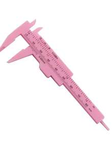 6 piezas Regla de medición de 80mm, Herramienta de posicionamiento de cejas. Mini regla deslizante con escala doble, Regla deslizante de plástico diseñada para tatuaje de cejas semipermanente, Adecuada para artistas de tatuajes - Multicolor - Ver 13