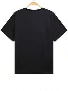 Men T-Shirts - 黑-1 - 查看 3