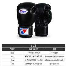 GINGPAI Boxing Gloves For Adults And Teens, Sanda, Combat, Muay Thai, Unisex Training Gloves - Multicolor - View 4