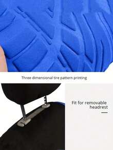 2+1 Fundas para asientos delanteros del coche, fundas para asientos del coche de una y dos filas, juego de protectores de asientos de coche impermeables con reposacabezas, compatible con airbag, ajuste universal para la mayoría de sedanes, SUVs y camionetas - Tipo A - Ver 5