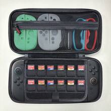 Tas Jinjing PU Hitam untuk Switch 2, Tas Penyimpanan Pelindung Portabel Ringan dengan Pegangan, Kantong Perjalanan Anti Gores dan Tahan Guncangan, Tas Penyimpanan Aksesori Gaming Ringan - View 6