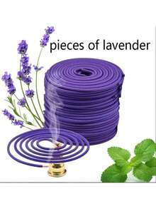 20/40pcs Spiral Coil Incense, Lemongrass Lavender Rose Scented Discs - Suitable For Patio/Balcony, Made With Lemongrass Oil, No Mosquito Repellent - Outdoor Camping Home Decor, Graduation Birthday Gift, Suitable For Outdoor, Indoor, Pool Side, Yard - Multicolor - View 2