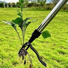 1 Peça Ferramenta de Jardinagem Ergonômica de Aço Reforçado com Cabo Completo, Sem Necessidade de Dobrar, Puxar ou Ajoelhar para Remover Facilmente as Ervas Daninhas, para Quintal, Gramado e Canteiros de Flores - A - Visão 2