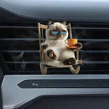 New Cute Cat Acrylic Material Flat Car Hanging Decoration Backpack Accessories Home Decoration - Kitten Ornament - View 2