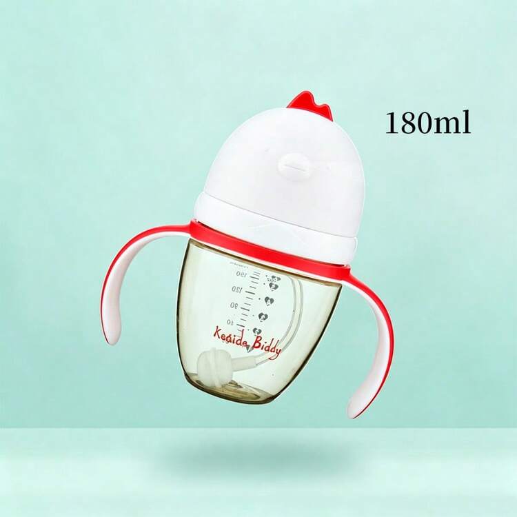 1件 180ML/280ML PPSU材質小雞造型嬰兒奶瓶 耐熱消毒 防嗆奶/防摔/防脹氣/重力球吸管奶瓶 適合6個月以上嬰兒 - 彩色 - 查看 11