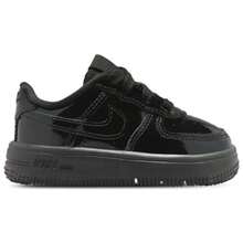 Nike Air Force 1 Low Boys' Toddler Black IF1674-100 | Court-To-Street Style, Iconic Silhouette - 漆皮黑色 - 查看 6