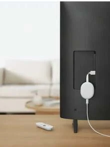 Google Chromecast With Google TV 4K - Snow - White - View 3