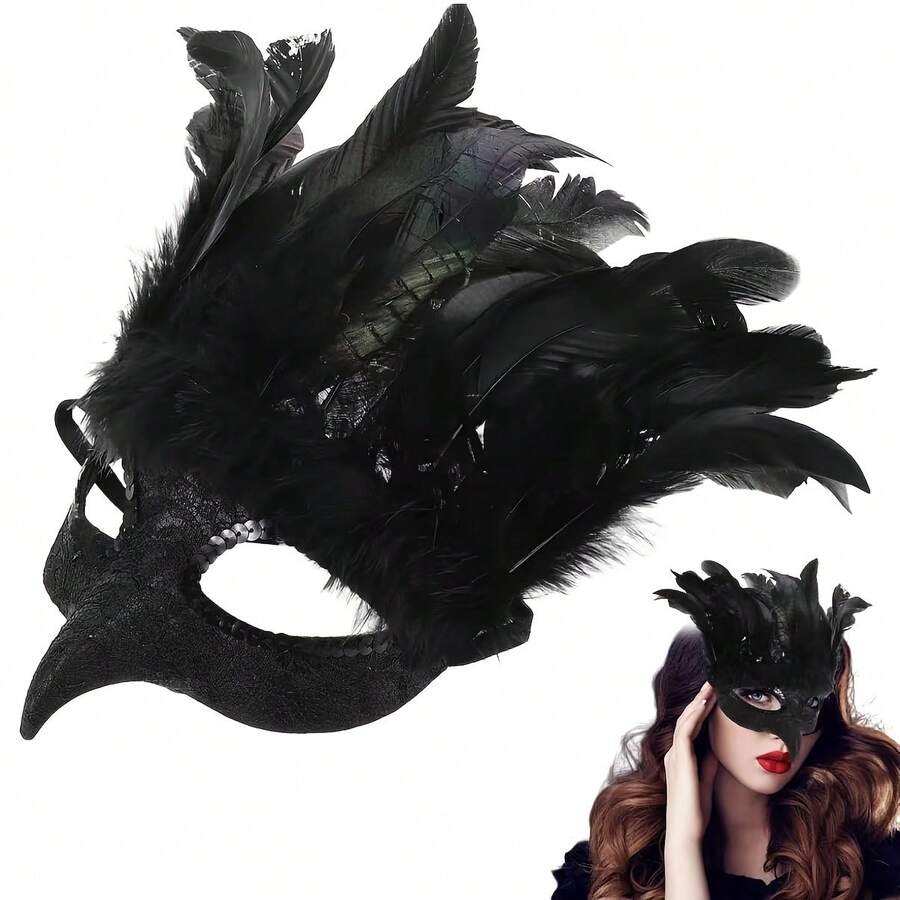 Carnival Halloween Mask Party Supplies - Multicolor - View 1