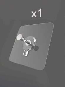 Picture Frame Wall Hooks, Transparent Reusable Adhesive Hooks, Waterproof And Oil-Resistant, Bathroom And Kitchen Wall Hooks - One Size - View 15