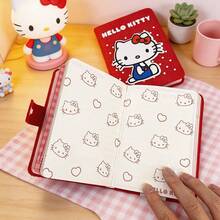 Miniso Non-Woven Fabric Notebook Cute Series A6 Compact Pocket Journal Doodle Stationery For Students Soft Non-Woven Cover (1 PC) - Mixed color - View 5