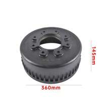 Brake Drum Trailer Brake Drum 10K 13D Heavy Duty 12-1/4" Diameter 4" Width Fits For  99-27-XY639464 - 1 - View 5