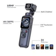 4K Ultra HD Pocket Cloud Camera Handheld Sports Camera Outdoor Face Tracking Portable Photography Recorder - View 4