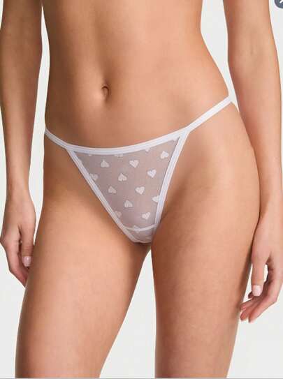 Aesletic Women's Lace Patchwork Sexy Versatile Daily Wear Thong Panties