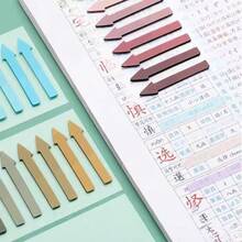 1/2 Pack 200pcs Gradient Color Arrow Index Tabs, Suitable For Student Notes, Highlighting And Sticky Notes, Gradient Colorful Arrow Index Stickers, Ultra-Thin Fluorescent Arrow Sticky Notes, Page Divider Tabs, Classification Sticky Notes, Morandi Transparent Sticky Notes, Reading Index Tabs, Student Arrow Marker Stickers - Multicolor - View 4