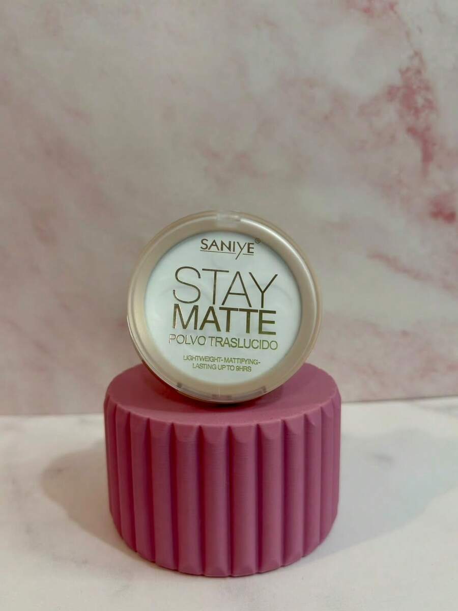 Polvo Traslúcido Compacto Facial Matificante para Mujer - Cosmético de Sellado de Larga Duración y Textura Ligera - Producto de Maquillaje Diario con Acabado Sedoso de Perfil Limpio - Translucent - Ver 1
