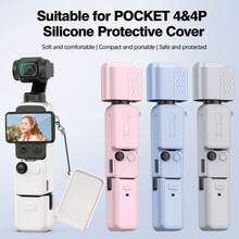 Silicone Protective Case For Osmo Pocket 4&4P, Protective Case Lens Protector Scratch-Resistant Sleeve Skin &Includes Screen Case And Other Action Camera Case Accessories(Cover Only) - View 2
