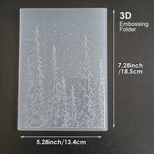 3D Embossing Folder Vintage Floral Forest Scene Embossing Template DIY Scrapbook Card Making Craft Supplies Scrapbook/Journal/Card Making Xmas Greeting Card Christmas Invitation Holiday Journal - 3D - View 18